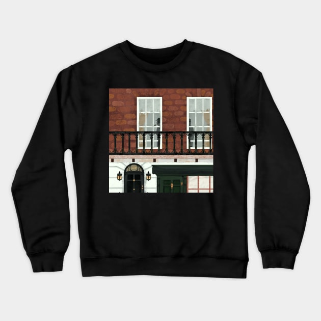 221B Baker Street Consulting Detective Sherlock Holmes Crewneck Sweatshirt by MSBoydston